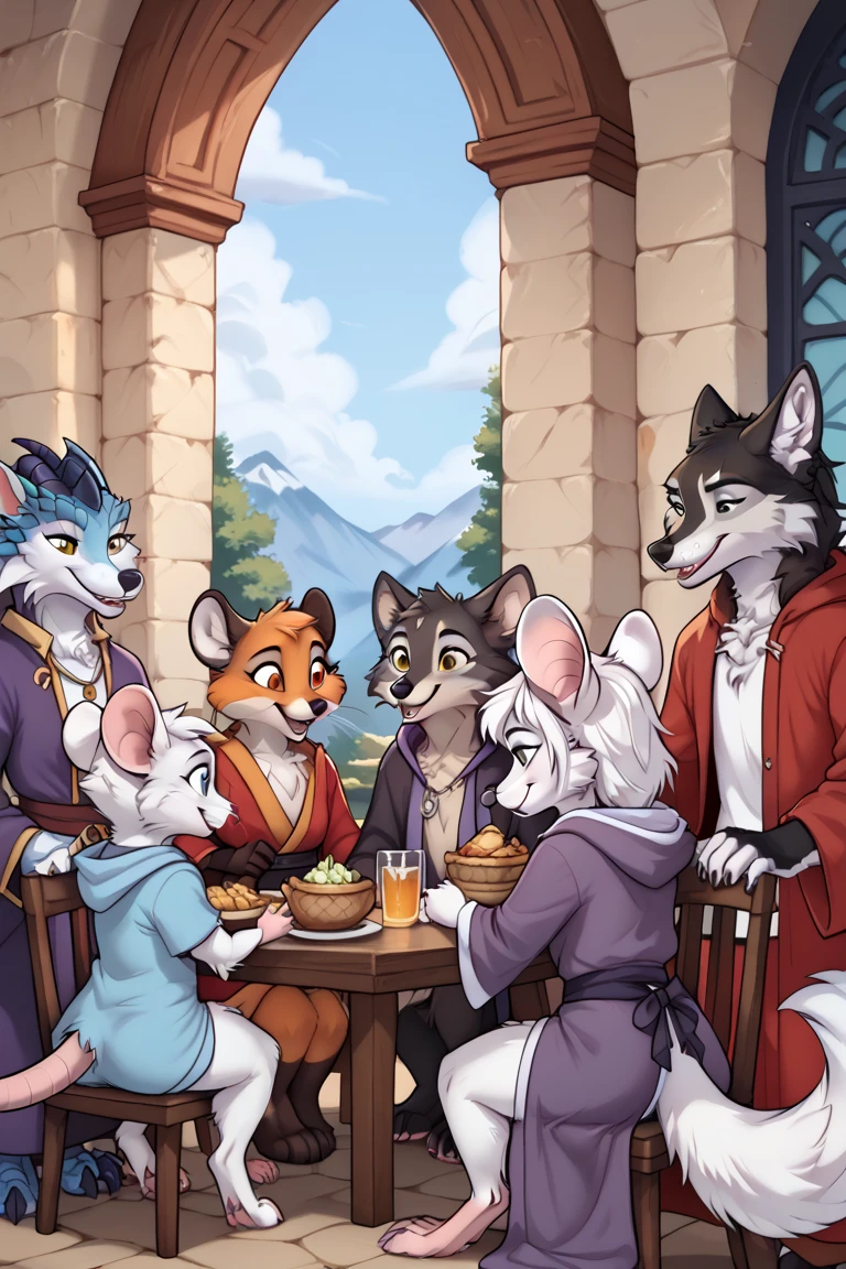3 girls, toriel standing against table, young girl laying on the table, spread legs, spread pussy, pussy juice, anus, explaining anatomy, shy, sex toys on the table