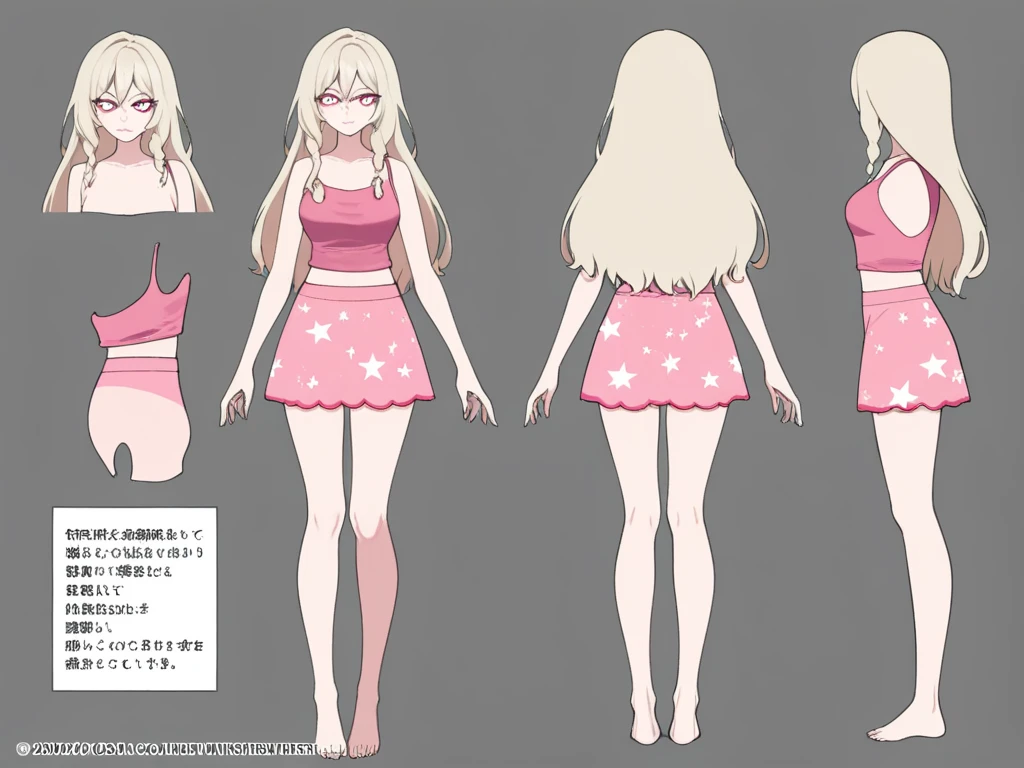 Drawing，Clean Anime Sketches, perfect lineart, anime girl, (beste-Qualit, tmasterpiece), Sketches of a girl in a , Full Character Body, full body concept, full-length portrait, Complete body information,  of an anime character, picture en face and in profile