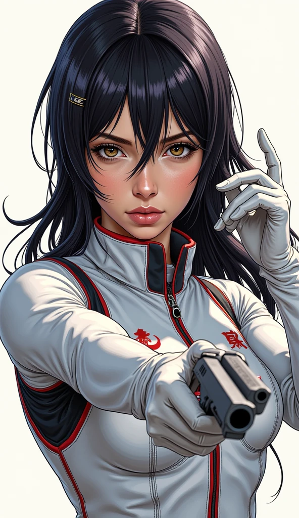 (((best qualityer))), (((manga strokes))), An alone young boy in cyberpunk style with a black and red futuristic urban outfit, devilish smile, pose de atitude, vampire-like nocturnal creature, cabelo espetado manga style, 独奏, overcoat with large collar, chains and zippers spread across clothes, contrasting colours, pose de atitude, hair with a modern and futuristic cut, urban game poster art, dramatic camera angles, graffiti art elements in the background, design mixing contemporary and retro by Shepard Fairey, (((cowboy shot))), (((best qualityer: 1.4))), (Unbeatable masterpiece), (hiper HD),(CG 8k hyper-realistic), Kizi, (((standing alone))), pirralha violent, (((14歳))), sexly, pose de atitude, work of art, post-apocalypse, (((manga style))), bounty hunter, violent, Manic, the way you want, slenderbody, thin but strong, perfectbody, roupa moderna, advanced technology, neon, sleeves with vertical striped pattern, neutral background, (( cowboy shot )). intricate visual