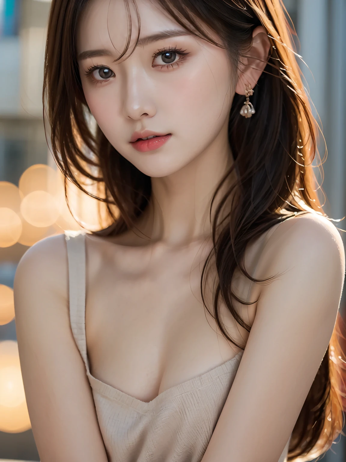 (As it is:1.5),アングルAs it is,((16K, masterpiece, RAW Photos, Highest quality,Ultra-high resolution, Realistic, Highly detailed CG integrated in 16K)), 8k, diamond,wallpaper, Written boundary depth,Beautiful Face:1.4,big, Beautiful double eyelids,Cinematic Light,Beautiful Face,(Detailed face),(Slim and pretty woman:1.4),(20-year-old),(表情As it is:1.4),ポーズと肌の色As it is:1.4,(9 heads:1.4),Accurate anatomy,((nsdw,naked,))