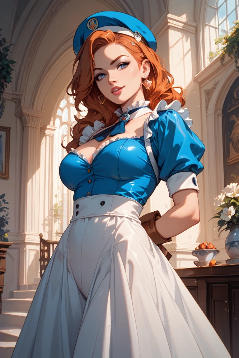 ((ultra quality)), ((tmasterpiece)), gnome girl eating fried chicken seductively, Short stature, face covered in chicken grease. ((red hair, hairlong, braided)), (silver ear rings), (silver necklace around the neck), (Beautiful cute face), (beautiful female lips), Charming, ((sexy facial expression)), is looking at the camera, eyes are slightly closed, (Skin color: white), Body glare, ((detailed beautiful female eyes)), ((dark blue eyes)), (juicy female lips), (beautiful female hands), (A bit full figure, bun), ((perfect female figure)), perfect female body, Beautiful waist, Gorgeous hips, Beautiful large breasts, ((Subtle and beautiful)), seductively worth it (Rear view) (close-up of the face), (wearing a short, tight, yellow antebellum sundress) background: on the threshold of the house, Hot day, ((Depth of field)), ((high quality clear image)), (crisp details), ((higly detailed)), Realistic, Professional Photo Session, ((Clear Focus)), the anime