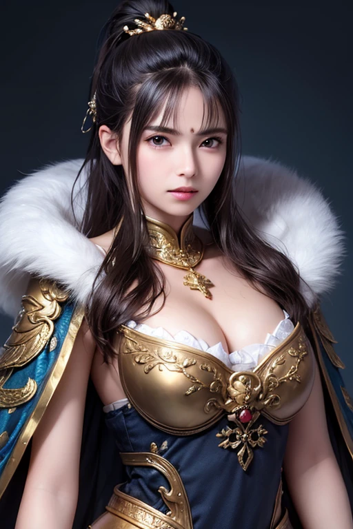 (hyper realstic)、Ancient priestess、Ancient female shamans、
immensity Beautie high-level image quality hight resolution Realistic Shorthair a blond、 blond woman in a、A MILF、Middle-aged woman、((Big big))、detailed skin textures、超A high resolution、Realistic、Voluptuous body shape、A smile、Middle-aged beauty、Beautiful expression、With detailed red-black areola 、detailed purple iron、long fluffy hair、Kamimei、Very delicate and detailed skin texture、35Female Shaman、{(Ancient ornate and luxurious temples)、(A lot of torches are burning)}、Ancient priestess、Large cleavage、Large open neckline、big red lips、(Colorful and glamorous clothes and luxurious accessories)、I have an ornate platinum wand、