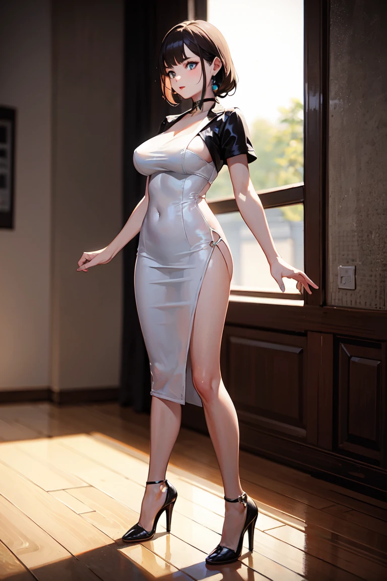 Full-body view, beautiful symmetrical face, (only 1 girl), ((extremadamente cachonda, cola de gato, orejas de gato, cabello azul corto con flequillo)), slim build, (vestido blanco extremadamente corto, ropa casi trasparente), deseo sexual inconmensurable, pose sexual, mucho deseo sexual, seductora profesional, (cuerpo perfecto, viento ascendente muy fuerte), (mirando al espectador: 1.1) Egipto, pharaoh, League belt, niji --V5,super real and intricate, psychopath, ((de fondo un oasis egipcio)), centrada, escala para adaptarse a las dimensiones, HDR (High dynamic range), trazado de rayos, NVIDIA RTX, Super Resolution, irreal 5, Subsurface dispersion, textura PBR, posprocesamiento, Anisotropic filtering, profundidad de campo, Maximum clarity and sharpness, texturas multicapa, mapas de albedo y especulares, sombreado de superficie, Accurate simulation of light-material interaction, proporciones perfectas, renderizado de octanaje, Two-tone lighting, apertura amplia, ISO bajo, balance de blancos, regla de tercios, 8K RAW, imagen con camara profesional Canon EOS con lente de 50mm,