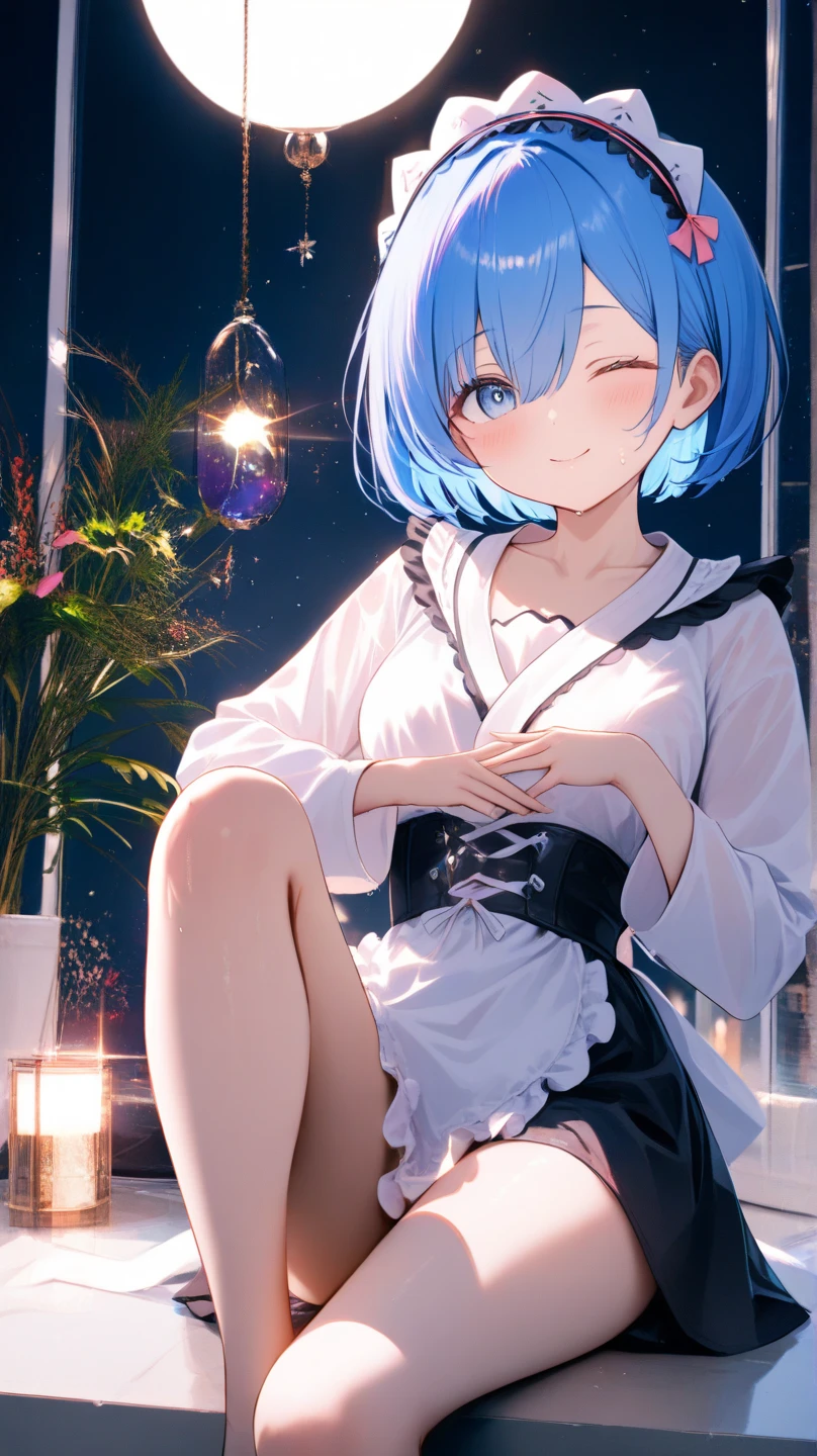 Unrealistic Perspective , dynamic angle , rule of thirds Layout , Bokeh , dynamic fashion model action , realistic hairy fur , round face , moist round eyes , Swollen cheeks , hair ties , Short stature , accidents , Happenings , sensational , Blue haired anime girl in a straw hat and blue dress, artwork in the style of Gweitz, Beautiful anime portraits, Gweitz, Beautiful Anime Girls, beautiful Anime Style, Turquoise hair anime girl, Anime Style. 8k, In the art style of Bouwater, Beautiful digital illustrations, Beautiful character drawings, Stunning Anime Face Portraits, Sit down and show your butt from the front
