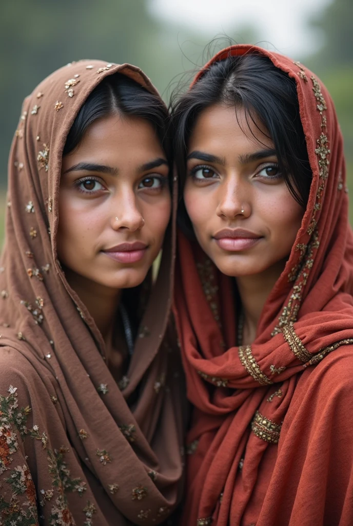 A beautiful middle east captive woman in their traditional clothe