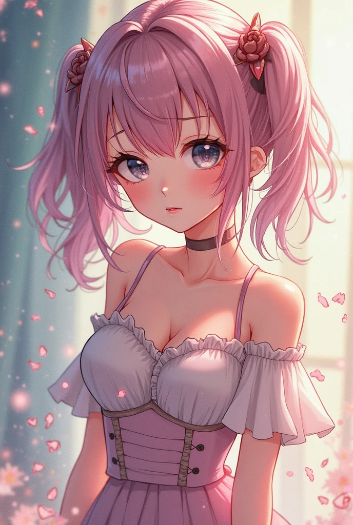 cute girl, bunny girl, pink hair, ultra-realistic, extremely detailed, 8k, photo-realistic, studio lighting, glowing, anime style, beautiful detailed eyes, beautiful detailed lips, longeyelashes, pink and pastel colors, seductive pose, cute rabbit ears, detailed facial features, on all fours, looking at viewer, pink color theme