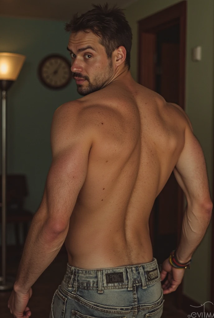 Man with penis, everything is visible
