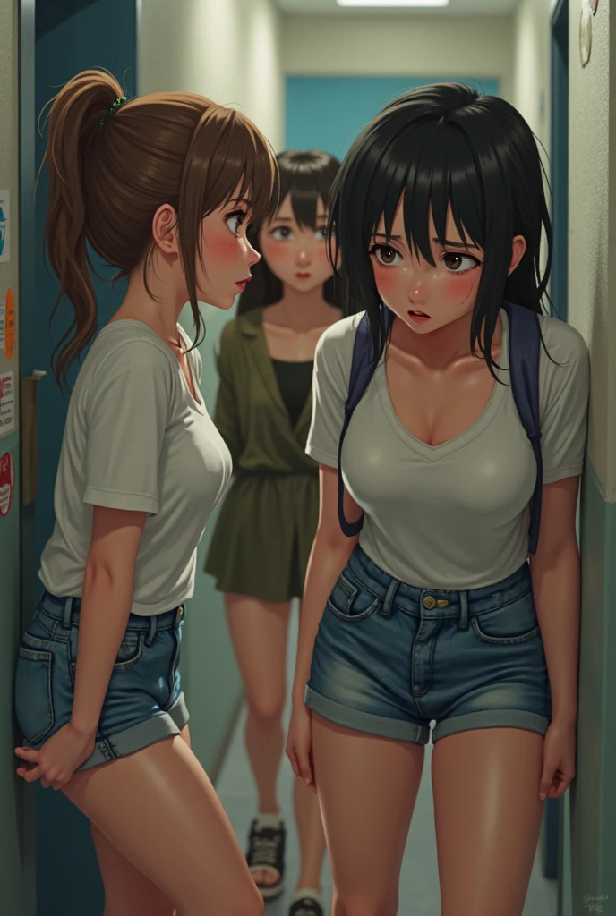 Asian girl bathroom masturbating