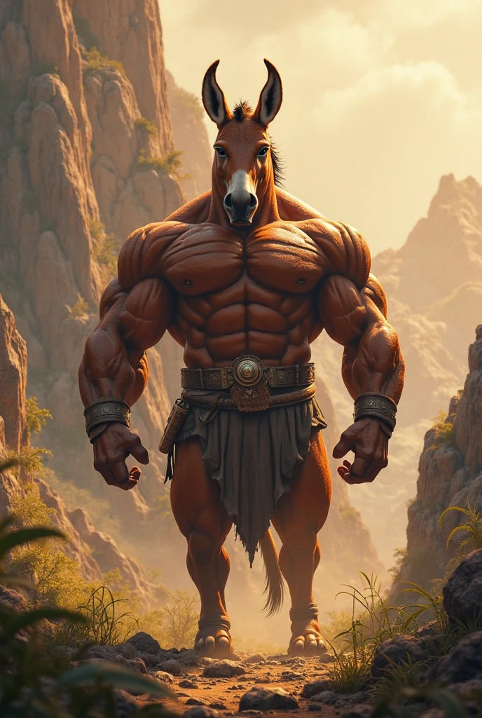 A very very very strong donkey