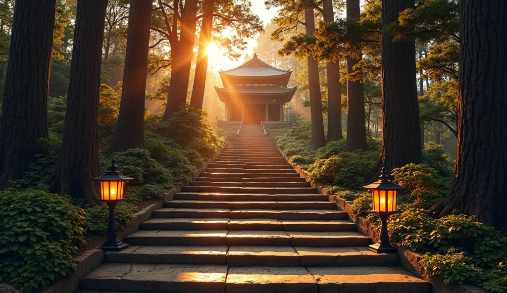 Buddha enlightment in the full moon