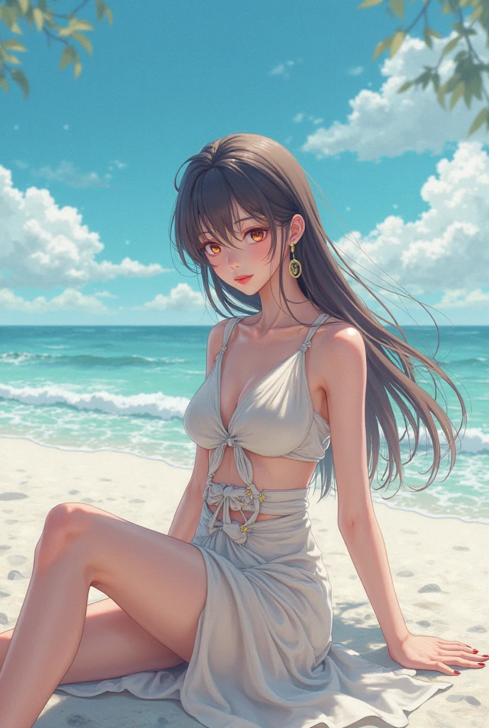 AS-Adult、nudegirl、soaking wet、sandbeach、Erotic lingerie