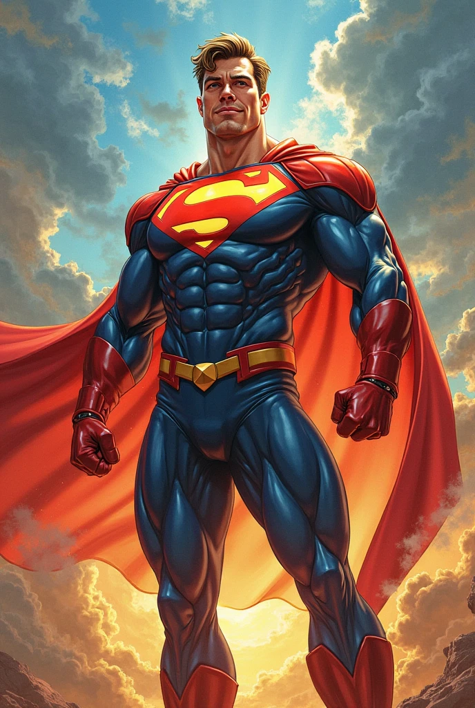 can: The Hero
Appearance: A character with a confident posture and a smile on his face. You can draw him in a superhero costume or with sportswear.