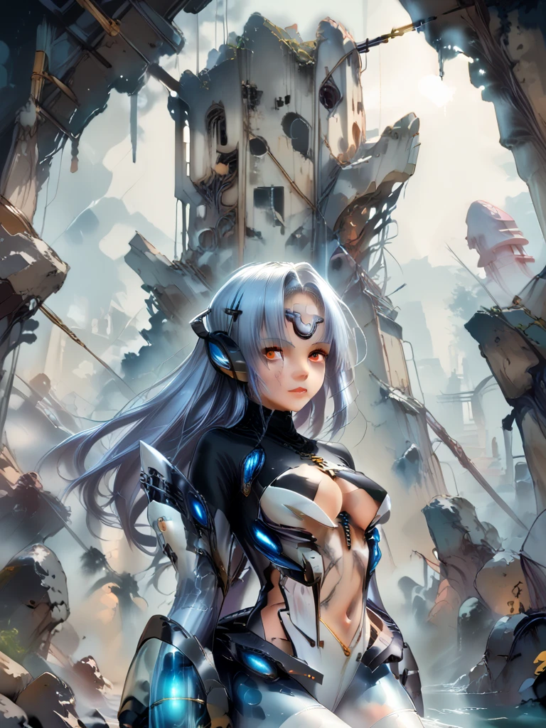 Hatsune Miku, ((hyper detail)) (Real: 1.5), (Raw photo: 1.4), (Photorealistic: 1.3), (Masterpiece), highest quality, highest quality, highly detailed CG Unity 8k wallpaper, detailed and complex, original, miracle witch, turbulent space, flowers, high resolution, :( detail face: 1.2): 0.2], film grain, (high detail skin: 0.9), 8k, Detailed gradient background, distant, full body