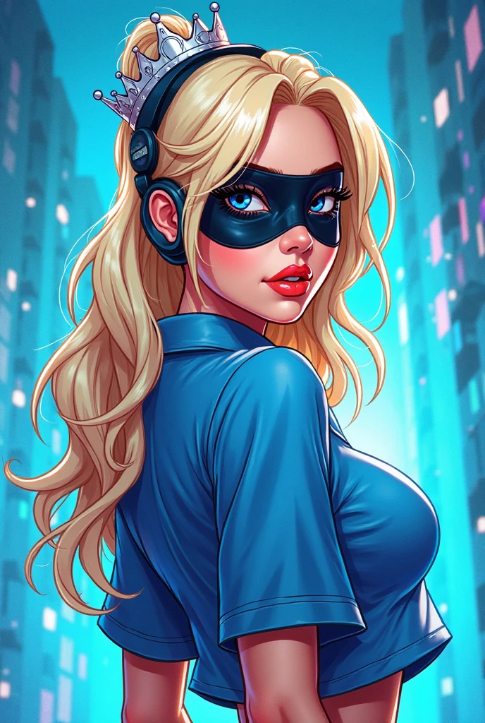 Most beautiful art in the world. wall-paper. cinema poster. 1 GIRL. Sun tan, BIKINI MARKS. Masterpiece artwork, best qualityer, artstation, de Joe Jusko. The image should feature an American woman, extremely beautiful and sexy, Broad Hips, AT 35 YEARS OLD, long blonde hair, seductive in black leather clothes, black pants and top. thick-thighs, huge silicone breasts. big and round ass. She wears a black top, has large and voluminous silicone breasts, leather pants, glued to the body, Black boots. Wear leather gloves.Has holsters on her waist, with guns on each side. Wears Matrix-style sunglasses. She is tall, slender, musclegirl, Fighting Style, serious expression on her face, Sun tan, with bikini lines. Uses a belt full of ammunition. She should be portrayed with a dark and shocking presence. The atmosphere must be charged with electrical energy and filled with dark and menacing shadows, roupas detaileds, lifelike textures, (oil painting:1.2), (photorrealistic:1.4), Fantasyart, (detailed, intricate), Bela, dazzling, good anatomy, good proportions, good composition, volumetric lighting, sub-surface Scattering, (higher quality, Awarded, Masterpiece artwork:1.25) . ultra realisitic, cinema quality . best qualityer, ultra detali, Masterpiece artwork, detailedmente, high resolution, 8 k wallpaper. horror film. big and round ass. extremely sexy. IS PULLING THE PIN OUT OF A GRENADE.
Art in the highest resolution, 700 DPI, 21×30 centimeter format. cinema poster. (( big boobs)) lot bullet on belt