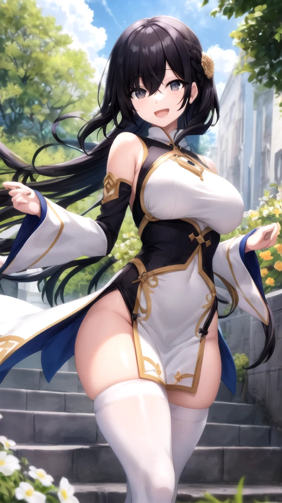 ((best quality)), ((masterpiece)), (detailed), ]girl\big boobs\ smiles\marte