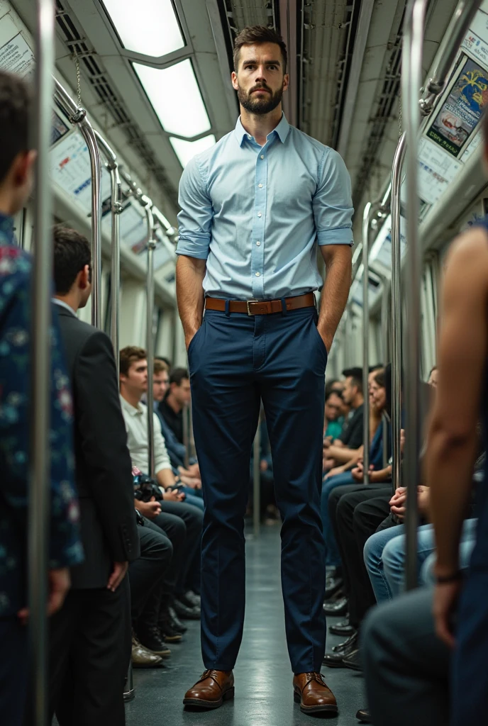 ((best qualityer)), ((realistic people)), (detailded) (ultrarealism) (4K) (two people)
In the scene there are two men. One man is throwing another out the window.
One of the men is blond and dressed in blue clothes.. The other man is black, wear glasses, very short and curly hair, He is wearing a green shirt and jeans.
The blond man is throwing the other man out the window