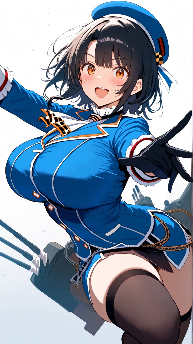 best quality,4k,8k, highres, masterpiece:1.2), extremely detailed eyes, extremely detailed body, (large masterpiece digital art), (detailed manga illustration), (detailed line art), ((perfect anatomy)), (intricate details:1.3), (ultra-detailed:1.3), (illustration:1.3), (sharp focus:1.3), (natural lighting:1.05), (vivid colors:1.3), (masterpiece), best quality, expressive eyes, perfect face, 1 girl, breasts, cleavage, gloves, large breasts, traditional clothes, cerulean clothes, black hair, short hair, messy hair, dark brown eyes, hourglass physique, loose-fitting pants, fighting stance, large ass, pale skin, shrine maiden, tomboy, combat boots, cinematic lighting, dramatic atmosphere, Beautiful woman, dragon spear in hand, Jeff Bridges, ((cartoon style)), Marvel Cinematic Universe style, (((Japanese shrine in the background))), soft bokeh of Japan, Atey Ghailan, Jeremy Mann, Greg Manchess, Antonio Moro, trend in ArtStation, trend in CGSociety, Intricate, High Detail, Sharp focus, dramatic and photorealistic painting art by Midjourney and Greg Rutkowski,