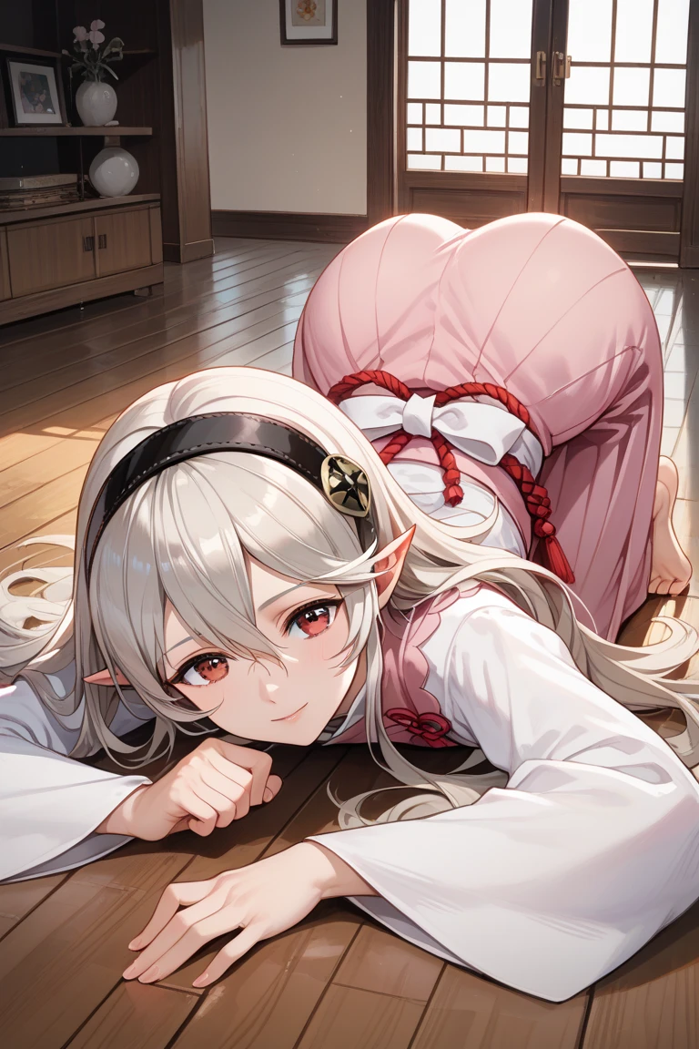 NSFW,Kokkoro,(Perfect hands),(Perfect Anatomy),(masterpiece),(highest quality),Embarrassed,blush,(Ecstasy face:1.7),(One man:1.5),(Ekiben:1.5),inn