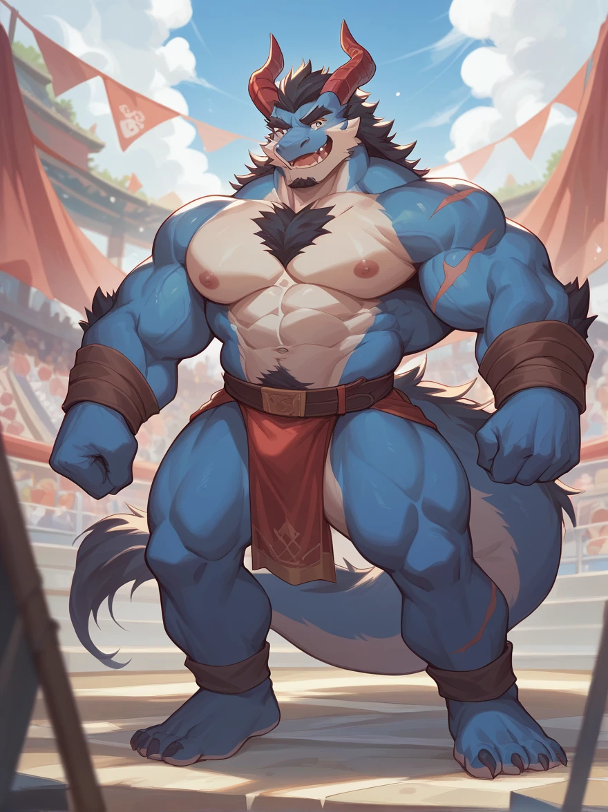 regordete, gordo, de mediana edad, oso antropomorfico, barba fina, galanteo , Pecho grande, dynamic light, sin camisa, pelo gris y barba, extremadamente caliente y sexy, figura de papa, hot dad, jefe, por darkgem, por zixiong, por el chico trampa brillante, mostrando su pene y masturbandose