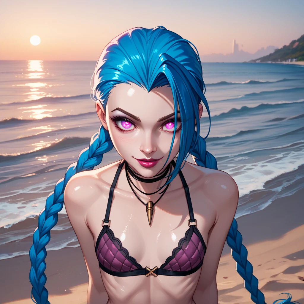 (masterpiece, best quality)
MayaBorderlands, 1girl, solo, long hair, blue eyes, blue hair, blue tattoos, at the beach, sexy minidress, palm trees, sundown
<lora:epi_noiseoffset2:1> <lora:add_detail:0.5> <lora:MayaBorderlands:0.8>