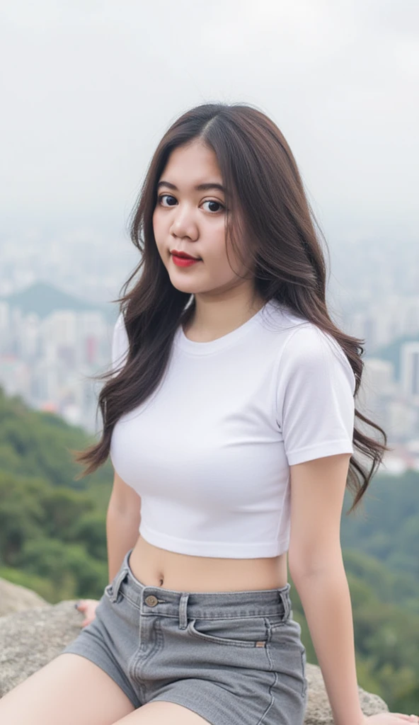 Best quality, masterpiece, ultra-detailed skin, excellent detail, realistic, realistic (HD background: 1.2),
(white bikini), (big breasts),
1 girl, (28-year-old girl: 1.2), glasses, light smile, blush, (full body), lower body visible, (slim), long hair, ridiculously long hair, very long, black hair,
In the garden, white t-shirt, blue yoga pants, smiling (sunset, moon, clouds, red sun),