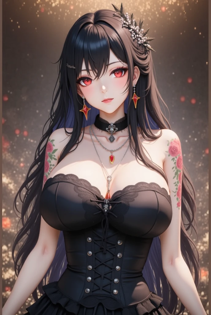 {{{{{16k}}}}}, {{{{{The immorality of watching the process of transforming a pure girl loved by everyone into more and more drug hallucination and Her drug addiction conformity rate reached 100% and her facial rank and tits rose to the SSS rank of top-notch pretty japanese actresses, getting more her tattoos increase and the lines of her breasts become clearer, She is laid on an coffin of flowers bouquets of flowers are stabbed all over her body and as the drugs are injected into her her addiction accelerates her body becomes more curvy her tits more erect as they float above her and she is turned into a cutesy flower arrangements, She resists, knowing that if she sleeps, she will lose her life but she cannot stop her sleep her eyelids grow heavy and the moment she is fully asleep the flower glows absorbs her life blooms more beautifully and transforms her corpse into something lovely and capable of eternal necrophilia, Each time she was necrophiliac her tattoos would increase darkening in the areas where she was caressed and her waist and underbust would become thinner, her breasts become even larger and deeper with cleavage, her skin is changed to be smoother, Her hair is replaced by a bang long black hair, She is fitted with a heart collar that puts people into eternal sleep which transforms her into a cute once-in-a-millennium narcotic hallucinogenic flower arrangement that becomes her too-cute corpse}}}}},{{Extremely detailed}},{{{{{integrated her head pure small, Enchanting Too thick and erotic lips, Her thickened lips shimmer with luster}}}}},{{{{{Her white tits are so fluffy, and are depicted in great detail, Her tattoos spread all over her body with hallucinations, She is tattooed with lewd flowers on her neck, arms, lower abdomen, thighs, buttocks, and back and her glossy very Straight hair}}}}}