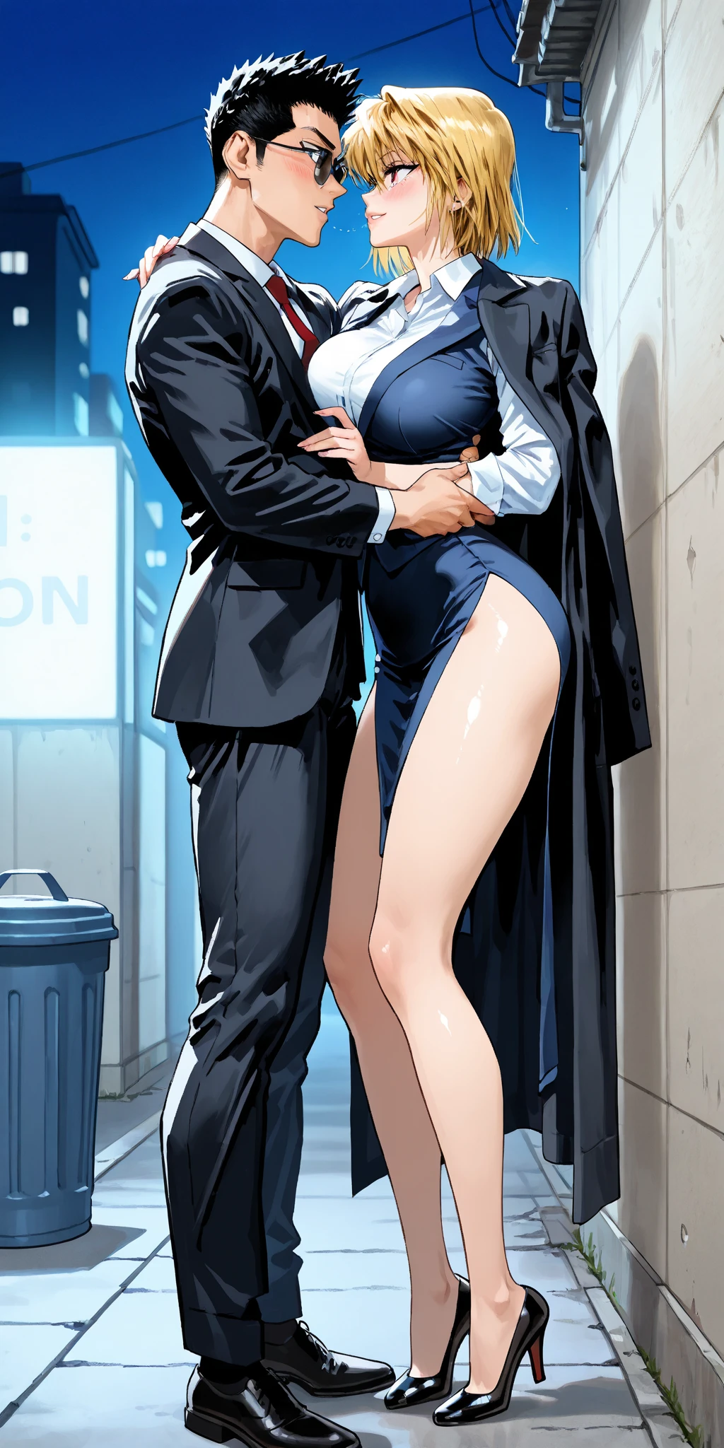 8K,high quality,anime,Married women,Fair skin,Beautiful Mature Woman,Small face,clean,bright,Eye highlights,Beautiful line drawing. Black Hair, White skin, Brown eyes, Fancy black dress, Sleeveless clothing, Raise your hand, Armpits are visible,Raise your arms, both Armpits are visible, Explained from head to waist,((Bare breasts:1.3))、Nipples are visible,((Focus on armpits:1))、Mole around the mouth、Shaggy Hair,((A married woman being groped by an old man:2.1)),((A bride surrounded by many men:1.6)),A very displeased face、((tears:1))