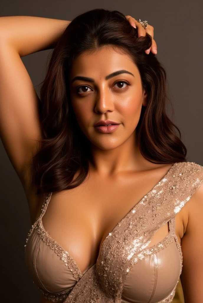 Day scene,rkps woman, close up bustshot of a woman from front view, posing in  bedroom, wearing ((cotton micro bikini)), perfect figure, deep cleavage, look at viewer, intricate details, rakul preeth singh,(perfect beautiful eyes), cool filter, kodak fujifilm