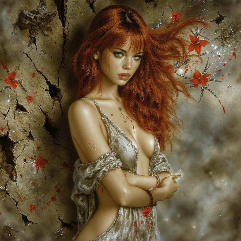 <lora:rias_gremory:0.8> rias_gremory, topless, thong, nude, long hair, ahoge, hair between eyes, red hair, stunningly beautiful supermodel, luxury, spotlight, erotic, (The magical energy of the location is palpable in the air, with a faint, shimmering light that seems to emanate from its very core. As the sun sets, the sky is painted in vivid shades of pink and orange, and the area is illuminated by a soft, ethereal glow. Even in the midst of a raging storm, the location remains untouched, as if it were somehow protected from the elements.)
((masterpiece, best quality, highly detailed, sharp focus, dynamic lighting, vivid colors, texture detail, particle effects, storytelling elements, narrative flair, 16k, UE5, HDR, subject-background isolation)),
<lora:add_detail:0.8>