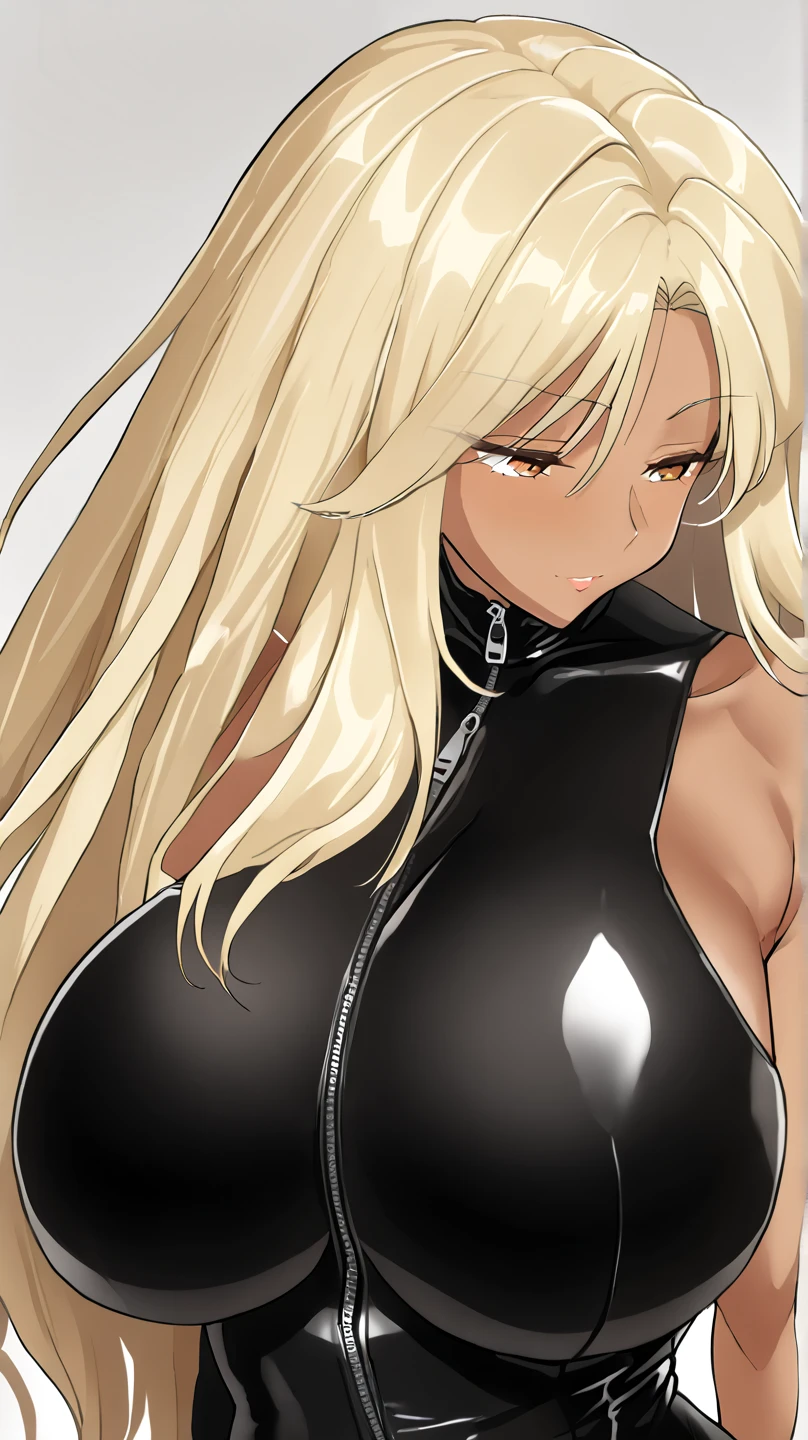 blonde hair, blue eyes,long hair,parted bangs,
BREAK (sky blue bodysuit, tight bodysuit, revealed skin, cleavage, bodysuit zip half opened:1.2)
BREAK Standing at attention, looking at viewer, NSFW,(seductive look, flirting, sexy), ((looking at viewer, front body pose)),
BREAK (masterpiece:1.2), best quality, high resolution, unity 8k wallpaper, (illustration:0.8), (beautiful detailed eyes:1.6), extremely detailed face, perfect lighting, extremely detailed CG, (perfect hands, perfect anatomy),