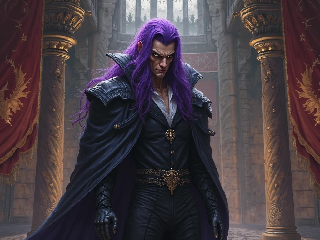 Castlevania Shadow Lord hyper realistic super detailed Dynamic Poster Movie Advertisement Masterpiece
