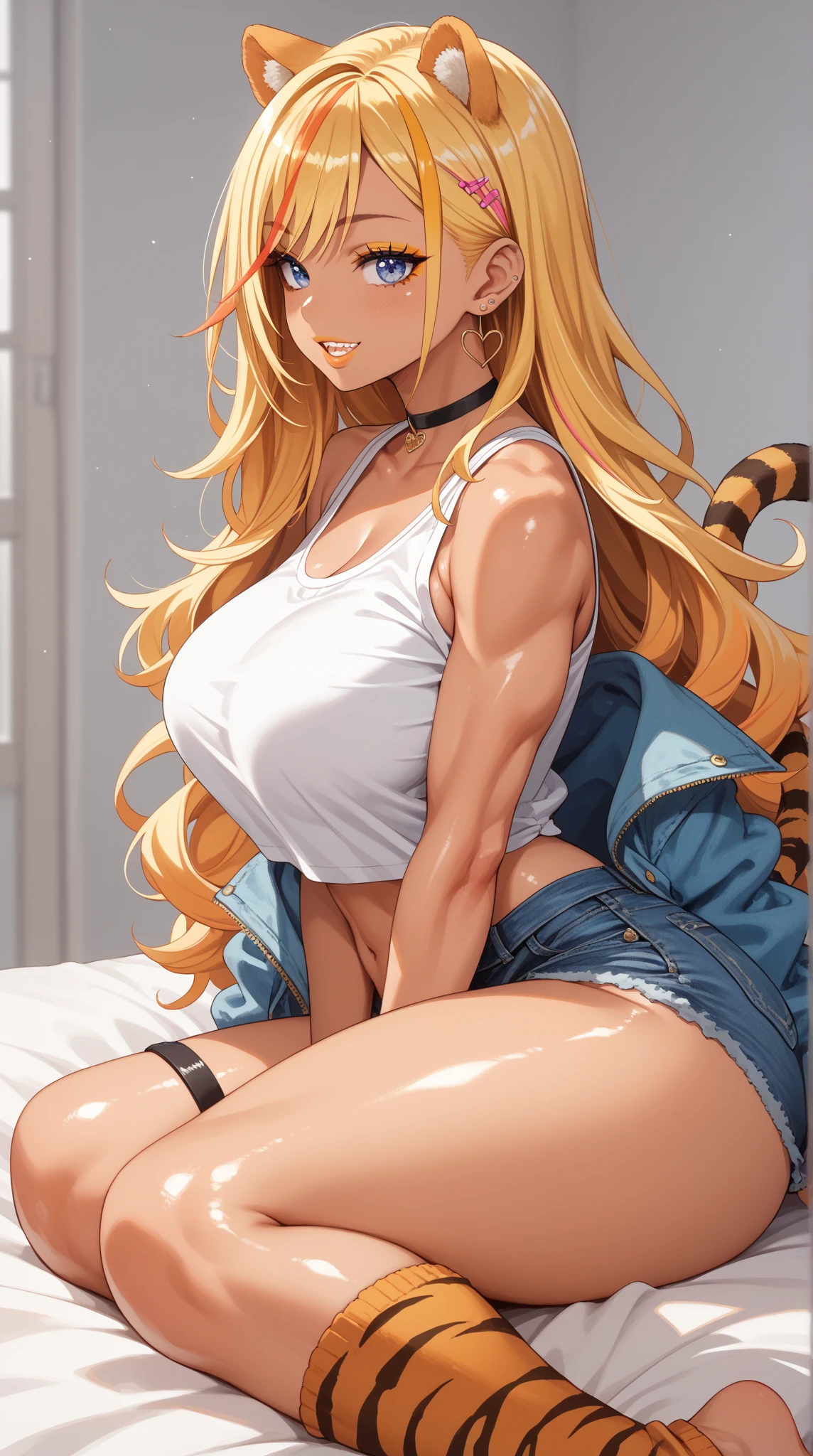woman from behind with long blonde hair and a black blouse, lower torso without clothes,a pastel of Shitao, pixiv, furry art, CuteSexyRobutts, backlit, , Thicc, incredibly inflated hips, thick tail , parte del tren inferior naked, naked, notable private parts, thick black line art, Marisa Kirisame, OPPAI, beautiful girl squatting, camera positioned below the girl, private parts visible in close-up