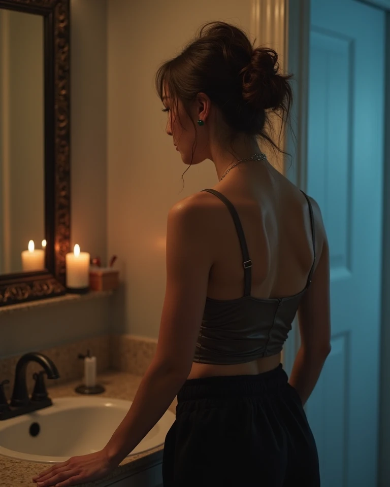profile, from the side, nice butt, leaning forward, at night, Analog photography, On a concert. Perfect eyes, From the side, nice shaved pussy. celebrating, sexy gaze, dark room, sexy figure, pale skin, black haired girl, light makeup, flat natural , deep look, Detailed pussy, oiled skin, detailed skin, realistic skin, warm lights, skinny body, cute pose, slutty girl, relaxed, comfortable pose. beautiful eyes., full body, Realistic photography. Shy, long hair girl. full body shot, Nude, tits out. explicit. Explicit, tits out. (vintage photography effect:1.3), (NSFW:1.3), (perfect body proportions:1.2), ((shaved (cunt:1.3))), (visible ass:1.2), Ultra realistic 3/4 portrait from the thighs to the head revealing the vagina, low exposure canon, low iso, high contrast, perfect colors.