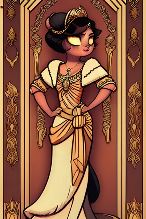 The overall image should capture both the vintage charm of the webcomic ...