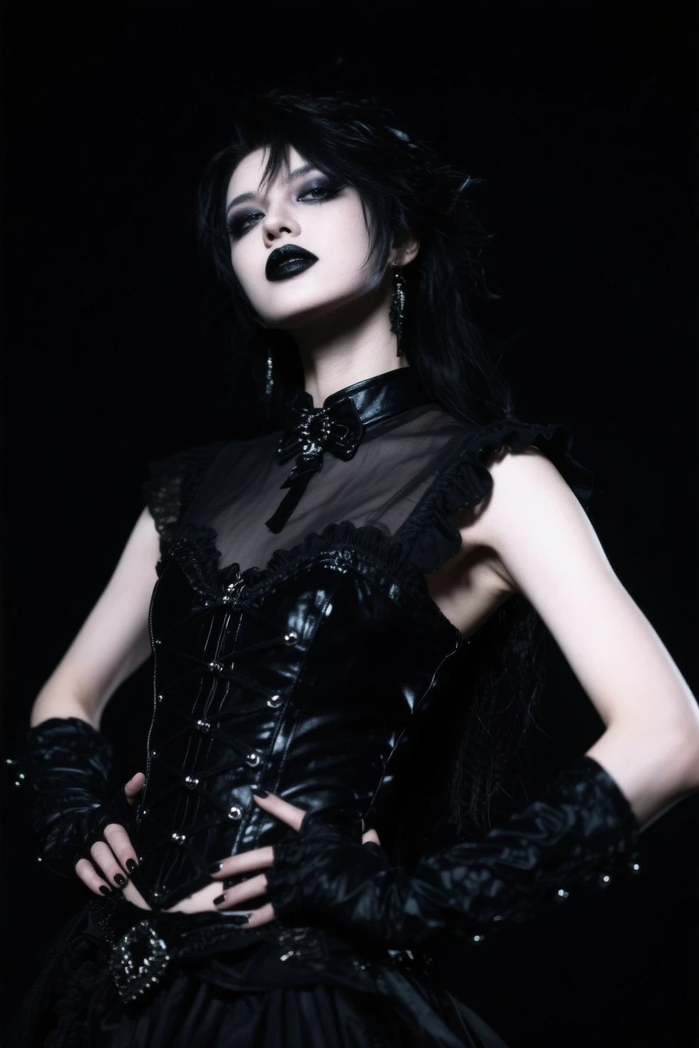 beautifully,Picture of box full of swords,wing, succubus theme,fallen angel,Excellent,scary,secret horror,tentacle,have eyes,uncanny valley effect,little beast blood moon,skull skeleton,vampire,Hellfire,female devil,Swarovski crystals,vampire公主,Frost Armor,wear gloves,Angel mask