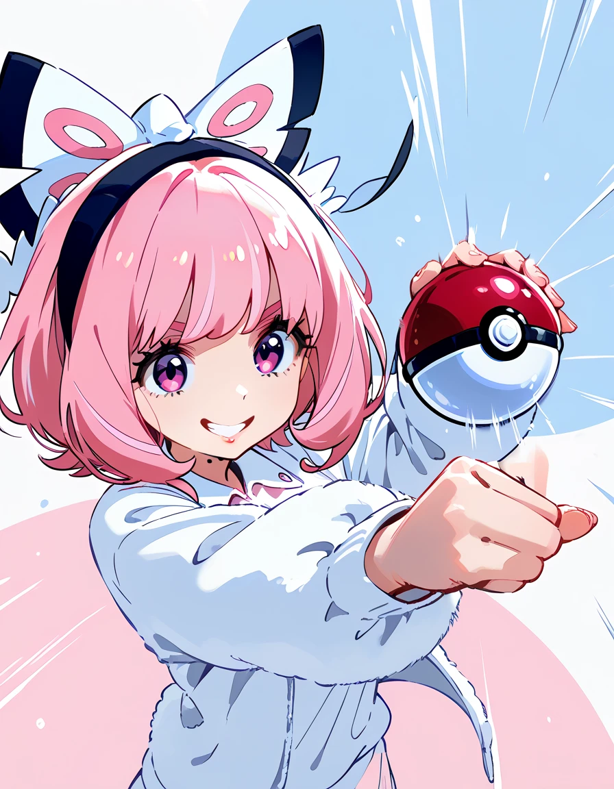 Dynamic Pokeball (dynamic angle,dynamic throw pokeball),stylized, action shot - SeaArt AI