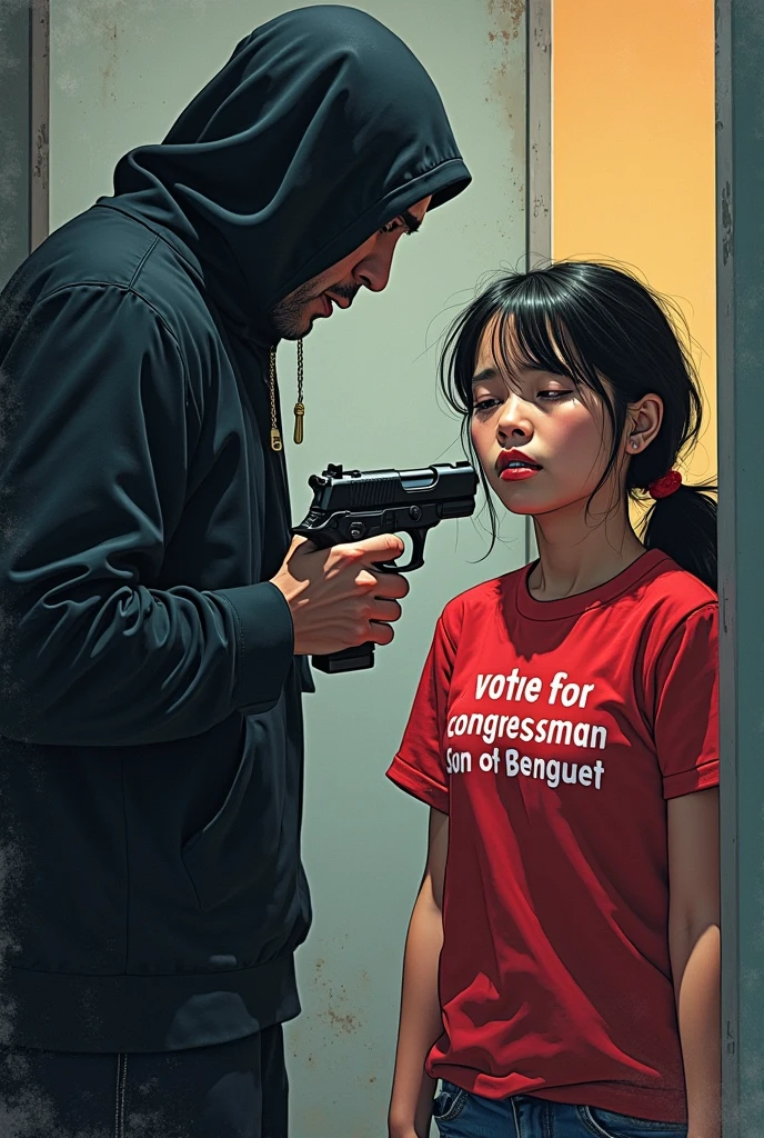The white-haired girl was raped by a man --auto