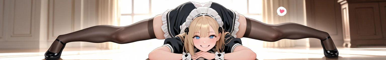 Beautiful long blonde blue eyes Embarrassing Tears are overflowing from my eyes A girl wearing a long-sleeved sailor suit Pleated skirt mini skirt No underwear Handjob pov 1boy, 1girl, penis