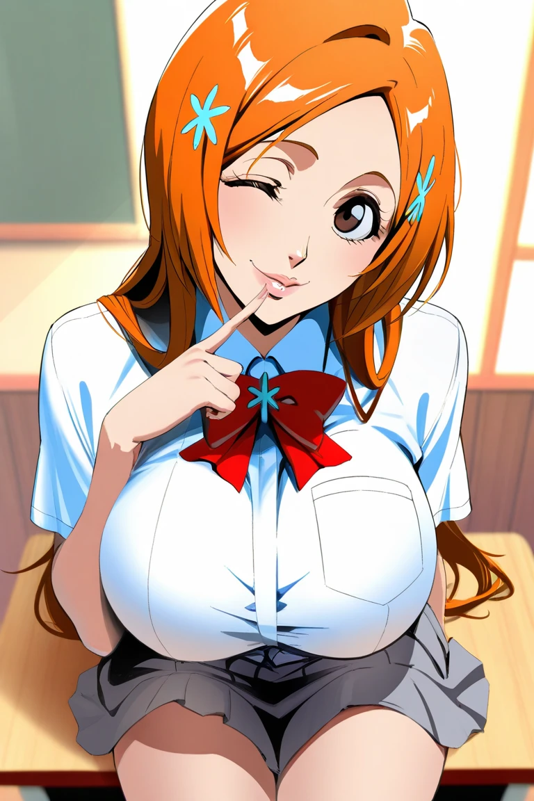 (Masterpiece, Best Quality, High Quality), professional artwork, well drawn, Intricate Details,solo,
Kousaka honoka, afternoon
, ultra detail hair, ultra detail face, perfect eyes, earring, Looking at Viewer, pink bodysuit , floral printed, thighs gap, orange hair , standing , sexy , arms behind back , blue eyes , front wedgie, embarrassed , hands between legs,v arms, shaking hips