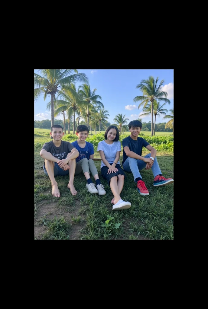 there are two boys sentado em um tronco no Parque, sitting on a tree, com um parque ao fundo, sitting under a tree, no Parque, em uma floresta tropical, sentado em um tronco, with a tree in the background, em um parque, trees in the background, no Parque, sitting on a tree, parque em segundo plano