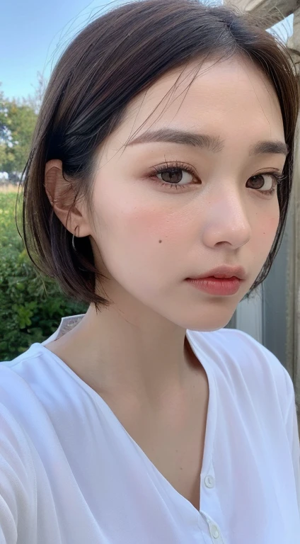 full body nude },((highest quality、in 8K、masterpiece:1.1)),(Natural light),(Shine:1.4),(illuminate the front), (Ultra detailed face),1 female、Japanese women、25-year-old adult female、A woman with cute bangs、shaggy,Beautiful woman with bob hair、(Short-haired woman)、Droopy eyes、Droopy eyes、Big eyes are cute、Beautiful double eyelids、Cute face、Delicate and beautiful skin、Human-like skin、Realistic skin feel、Complex color hair.Gloss々hair、Looking at the camera、Large round double eyelids、Very delicate eyes、Ultra detailed face、High definition lip、Thick lips、Highlight the face、Clear white skin、Beautiful Caucasian Woman、Nipples are erect and protruding、pussy line,Woman swimming in the blue sea、Beautiful sea at the resort、The sky is clear but it's raining、Weather showers、The rain is sparkling and beautiful、Beautiful sunset、The light of the setting sun is dazzling、See-through clothes that reveal nipples、Touching the chest、A woman with a pleasant face、A woman who looks a little worried、Sparkling after the rain、A beautiful rainbow in the sky、Woman wet in the rain、Rain shower、Raindrops are beautiful、Woman looking up at the sky、Look Up、A woman with long and beautiful legs、Woman showing her armpits、Wet clothhes、Wet T-shirt、A woman wearing a wet T-shirt、Beautiful woman wearing a T-shirt over her naked body、Woman wearing a long T-shirt、Knee-length clothing、Brush your hair up、Woman entering the water、Red underwear、Woman holding her chest、Woman entering the sea up to the waist、Fresh woman、A woman jumping innocently、The splashes are beautiful、Woman surrounded by soap bubbles、