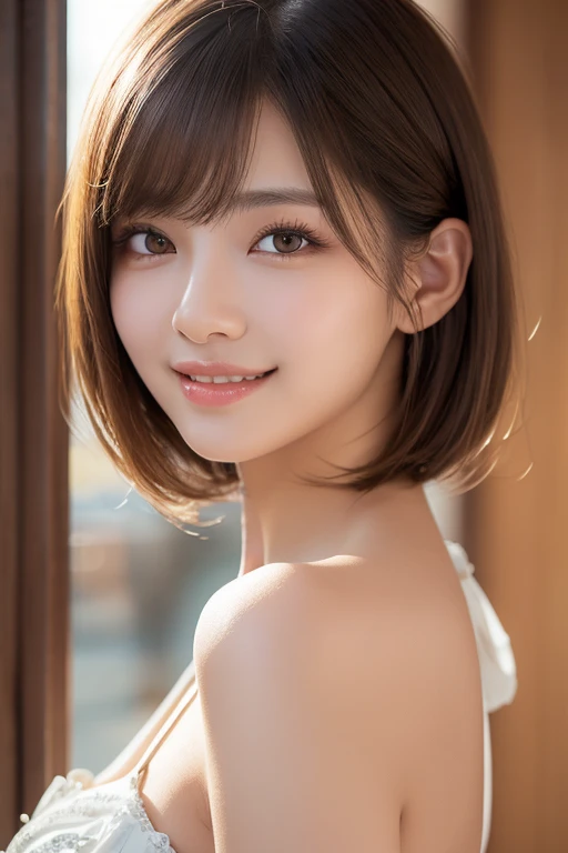 (SFW:1.8、masterpiece, 最高quality),photorealistic realism, 32k, quality, (非常に不条理なquality, Very detailedな詳細, Super Resolution, Crisp and sharp focus, Not blurry, Realisticな茶色_eye), ((Perfect darkness_eyehadows:1.45)), (Very detailed, Beautiful little nose:1.2), (Perfect composition), (Upper Bodyショット), 彼女のFace close-up, Beautiful cheekbones, double eyelid, Digital SLR, 最高qualityのソフト照明,(1 Girl, alone, hyper Realistic, Realistic,Realistic, Looking at the audience, 明るい青緑色のeye:1.4,Brunette Short Bob Hair with highly detailed shiny hair, Very delicate and beautiful brightly colored clothing:1.4, Lepangas:1.4), Upper Body、big chest eye、eyelash、{Hugeな|big chest|Hugeなな|Mega} whole :2, chestの谷間:2、(((Beautiful and cute bangs:2、Jet Black Hair:2、eyeにハイライトを加える:1.4、big chest eye、Short Bob Hair、Glowing Skin:1.4、Looking at the audience、She is very 美しい and cute、Show me your ears、Beautiful long neck、smile、Please smile with your teeth showing、Bangs and beautiful teeth)))、Ideal body type、、uniform, blazer、School teacher、Background in front of the school gate、Beautiful cherry blossom tree background))、Beautiful long neck:1.4、(({Huge|big|Hugeな|Mega} chest, chestの谷間:2))、(((Portraiture:2、Face close-up:2、chestのクローズアップ:2)))、((Transparency、clear、Transparent beauty、Gloss))、Perfect Anatomy、((Attractive woman)), (((The whole body is visible, , chestを強調))),