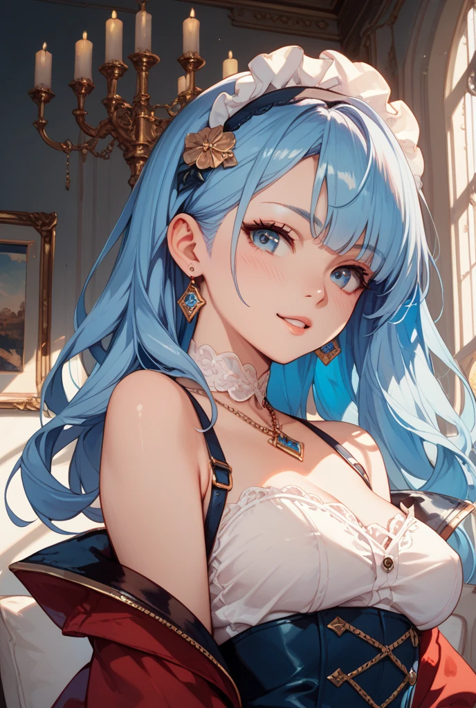 light blue hair