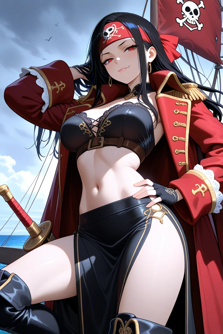 absurd resolution, high resolution, (Meisterwerk: 1.4), Hyper-Detail, Young girl's messy long black hair, Schwarzer Bikini, White cap, sweet, smiling, posing
