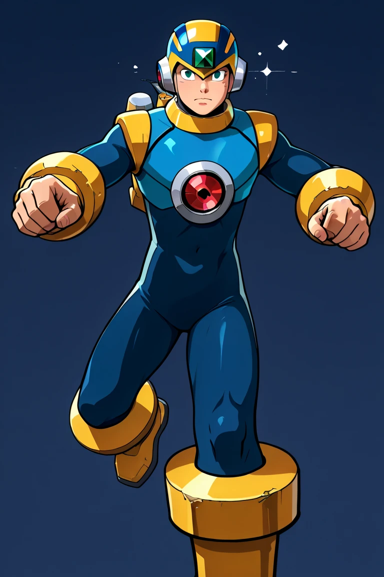 Desert Oasis,Huge muscles,Huge penis,Boy wearing a blue helmet,Hero Suit,（（（8-year-old boy）））,Rubber Suit,Squat with hands on head,Get fit with dumbbells,Painful expression,8-head body and long legs