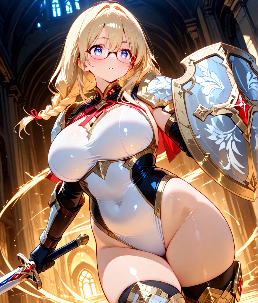 Anime style image of a woman in blue clothes with a red cape, Concept art inspired by Le Chevalier, Pixiv, Superflat, Supergirl, anime visual of Supergirl, Portrait of a female anime hero, Artoria Pendragon, Anime Goddess, Superhero Girl, Power, the princess of power, with cape, Zodiac Knight Girl, Zerochan Art