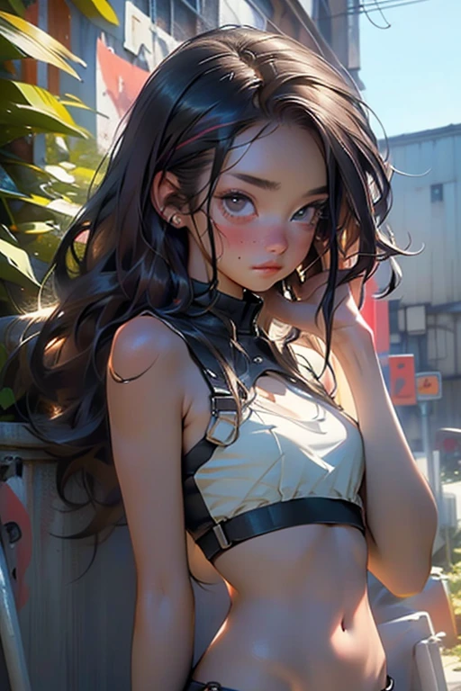 (((meruccubus))),Succubus girl,(((Succubus,monster girl))),
sexy, (red demon horns,red glowing horns,red horns,horns), (devil tail:1.3,demon black tail), ((((hair between horns,(red oni,red skin,oni,colored skin,),skin-covered horns,demon girl,body freckles,freckles,braces,mole under eye,)))),big tits,big butt, thick legs, bitch, naughty face,heart pupils:1.4, heart,hearts,heart marks,((pointy ears)),
(large breasts:1.5),saggy breasts,(((yellow_eyes:1.3))),intricate eyes,beautiful detailed eyes,symmetrical eyes,big eyes:1.5,((((long hair, black hair,blunt bangs,wavy hair)))),((((lustrous skin:1.5,shiny skin,very shiny skin,shiny body)))),(spider lower abdomen,narrow waist,wide hip,bimbo body,inflated legs,thick thighs),(((detailed face))),
(cute,slutty,sensual,seductive look,seductive,((erotic)),opulent,sumptuous,longingly,((nsfw))),
((black panties,black sports bra,clothes writing,sideboob,sports bra,underwear ,underwear only,underwear writing)),((yellow earrings)),((o-ring collar)),((black gloves,gloves,fingerless gloves)),((bare shoulders)),
(seductive pose:1.0),embarrassed,(centered,scale to fit dimensions,Rule of thirds),
((snowy pink cherry forest:1.5,pink theme forest:1.5)),winter,scenery:1.25,((intricate scenery)),((snow forest background)),
(Glossy winter ornaments),highres,sharp focus,(ultra detailed,extremely detailed),(photorealistic artwork:1.37),(extremely detailed CG unity 8k wallpaper),(((vibrant colors,vibrant theme))),(intricate),(masterpiece),(best quality),artistic photography,(photography taken by sldr),(intricate background),perfect rendered face,perfect face details,realistic face,photo realistic,((intricate detail)),(((realism))),