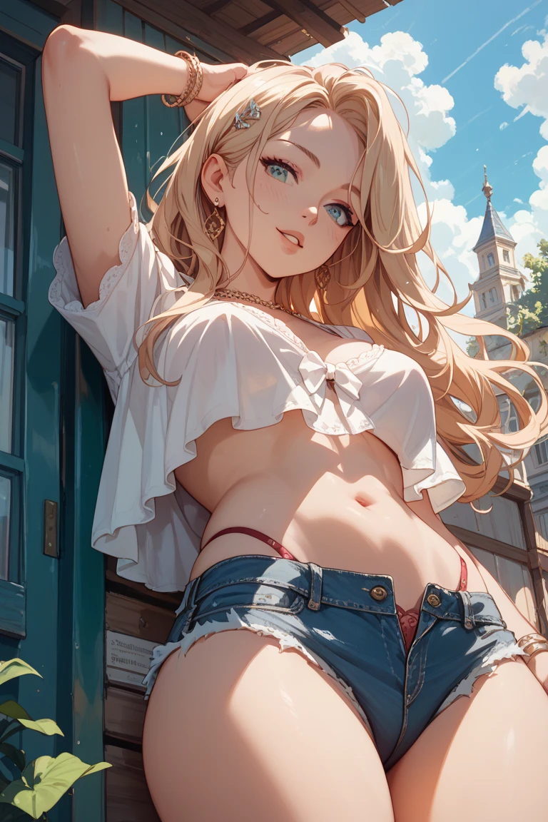 NSFW Very cute and beautiful,(Very detailed美しい顔),naked, Sitting,Spread your legs wide（Shaved　Highlight streaks）,View your viewers,Luxury Hotel,Dynamic Angle, (Highest quality,masterpiece:1.2),Absurd,High resolution,Very detailed,Very detailed,32K, Movie Scenes,Detailed Background,alone,Dynamic Angle, Hair blowing in the wind,Beautifully detailed skies,Perfect hands,erect nipples　cameltoe　　Young face　Excited　crotch grab　fellatio gesture