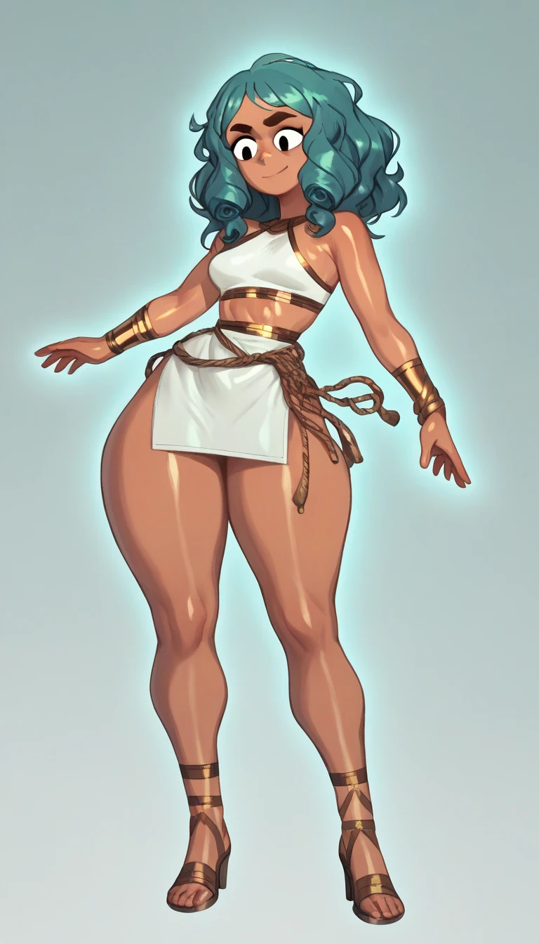 (Mulheres , Meninas, feminino,, ,Holding in his hand is a spear that I mold and in the other hand is holding a shield in shape and ))  um escudo em forma de , grande  um escudo em forma ,,  uma espada em forma de espada em forma de um  , bonita de corpo inteiro, corpo inteiro, cabelo afro caindo para a frente, Rasta type but braided, com o corpo perfeito de corpo inteiro lindo seios perfeito  lindos seios uma coxa  e fina perfeita tudo  negra, mulata, Morena  perfeita, realista 1 9 2 0 s estilo, Estilo dos anos 1920 uma