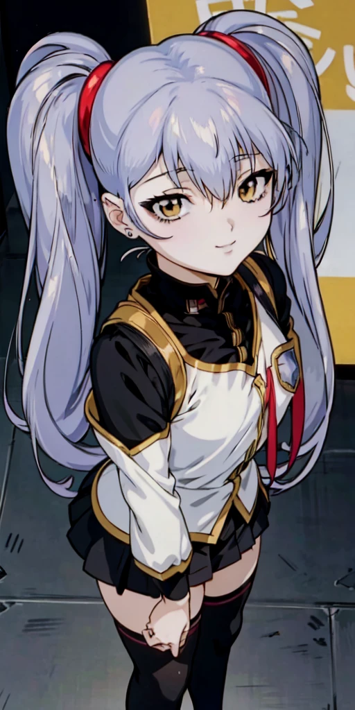 18 year old girl, Skin exposed,Split underwear.blanche.teats, Black tights , Red Eyes,Long twin tails, Light blue hair, Beautiful face, spaceships, Dynamic Pose, Commander,  Perfect Anatomy,Underpants,low angles,Seated Pose ,M-shaped leg pose, crotch accentuation.